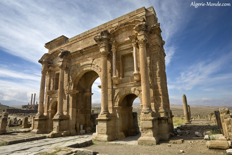 L'Arc de Trajan  Timgad