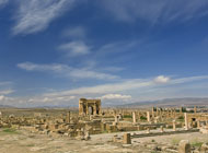 Photos des vestiges romains  Timgad